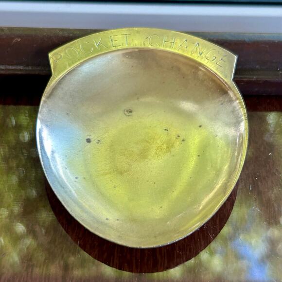 Vintage Brass “Pocket Change” Dish - Picture 6 of 8